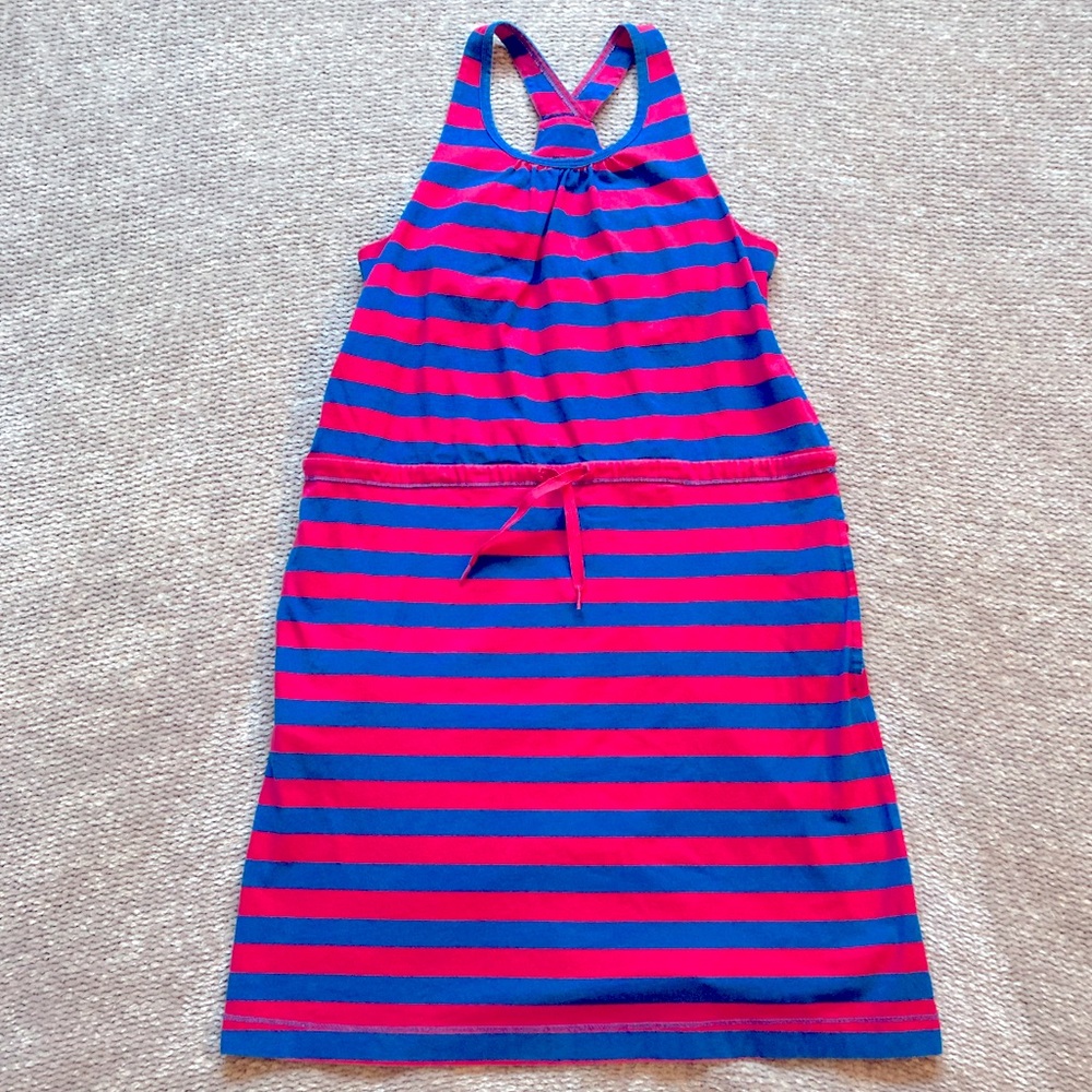 Patagonia Dress Sleeveless‎ Striped Racerback Colorful Stretch Large 12